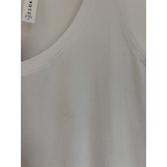 Lululemon Womens Tank Top Size 14 White Sleeveless Racer Back - Picture 6 of 6